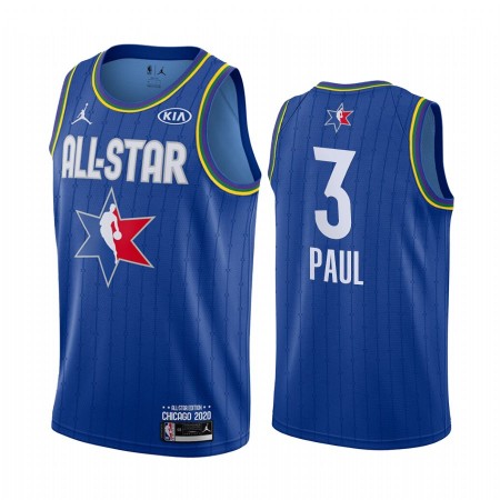 Camiseta Hombre Oklahoma City Thunder Chris Paul 3 All-Star Jordan Brand Azul Swingman